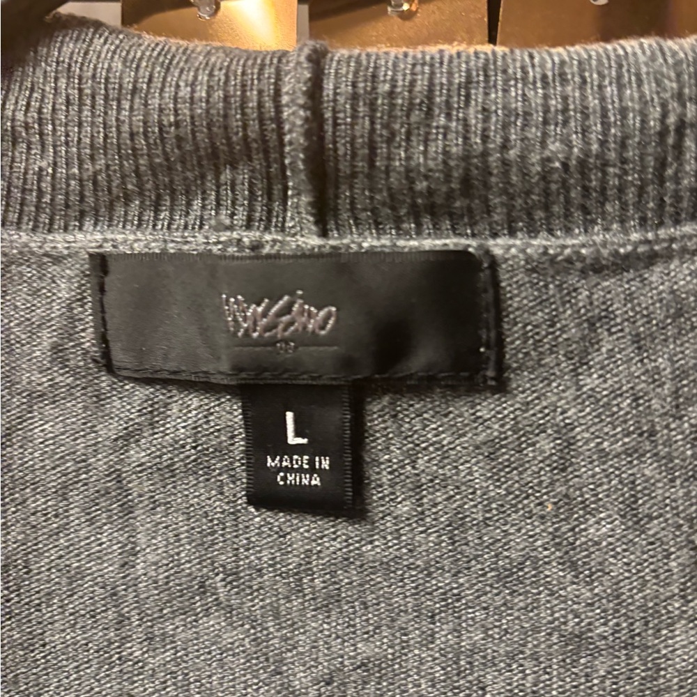 Moschino Charcoal Knit Sweater - Picture 2 of 3